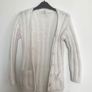 Handmade white cardigan ♥️